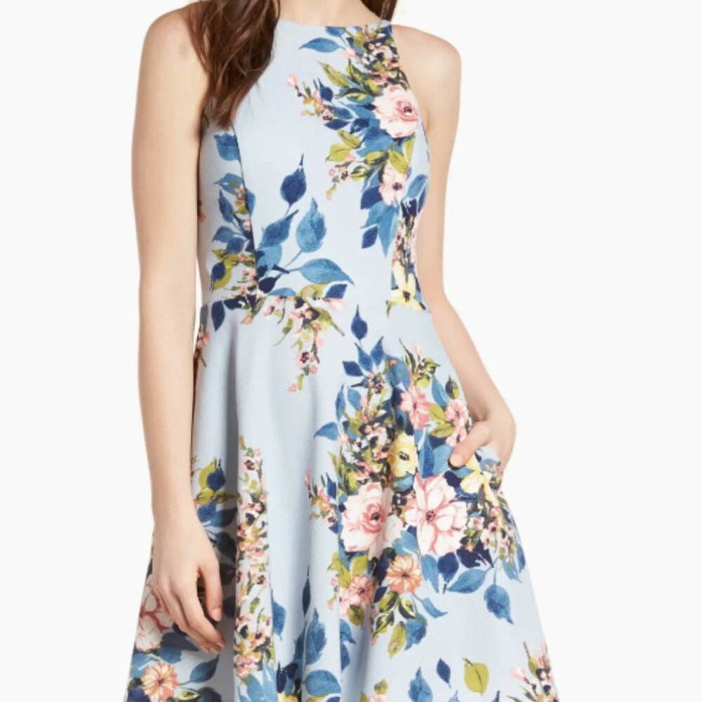 Floral Skater Dress